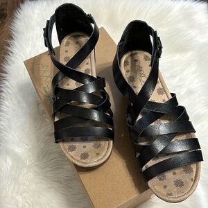 Naomi Black Sandals
